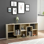 Estantería madera contrachapada color roble Sonoma 67x24x161 cm
