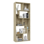 Estantería madera contrachapada color roble Sonoma 67x24x161 cm