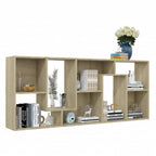 Estantería madera contrachapada color roble Sonoma 67x24x161 cm