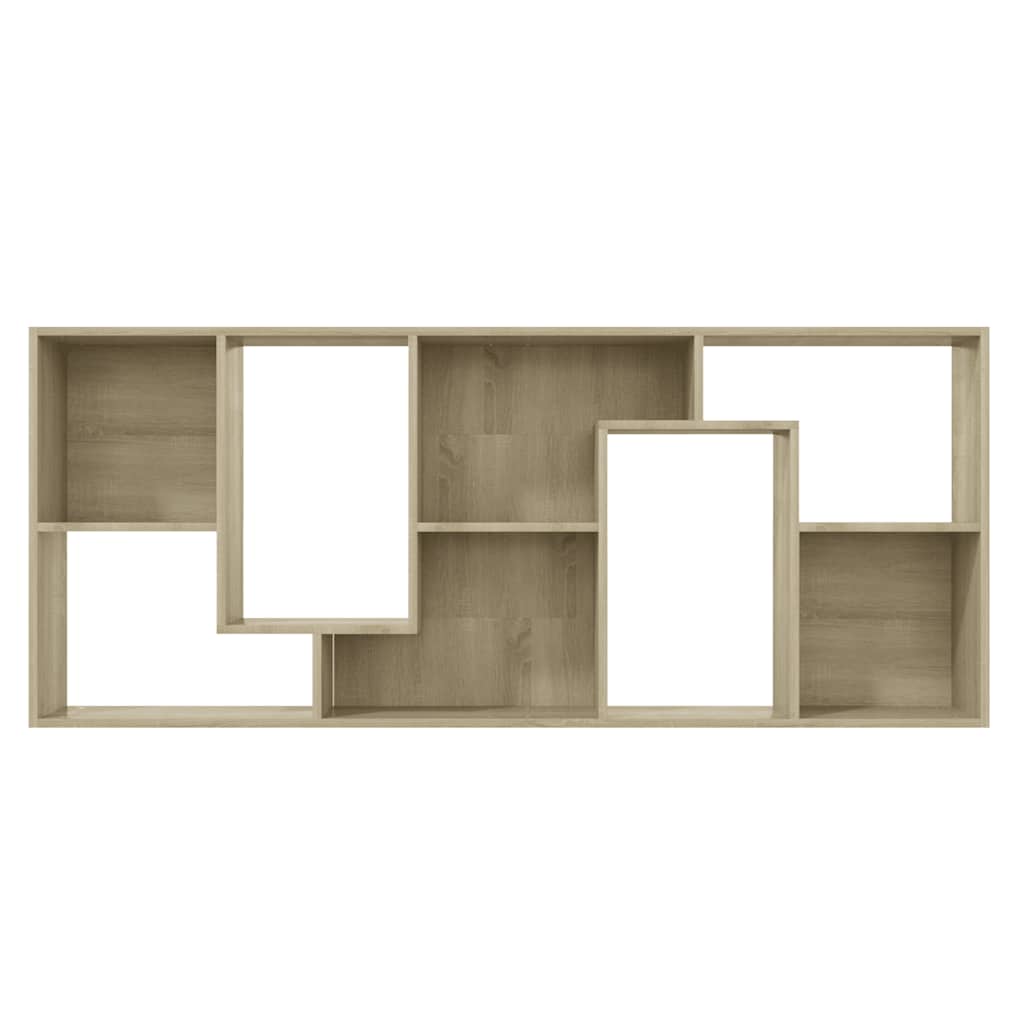 Estantería madera contrachapada color roble Sonoma 67x24x161 cm