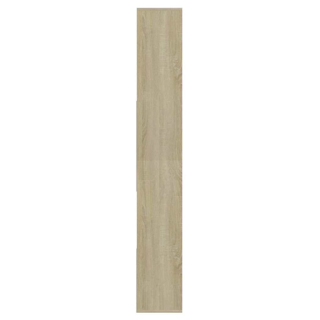 Estantería madera contrachapada color roble Sonoma 67x24x161 cm