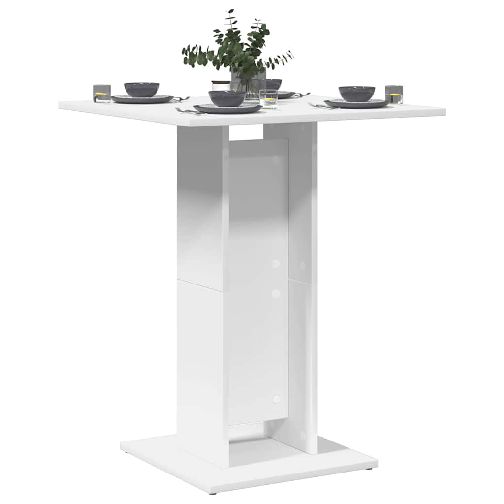 Mesa de bistró contrachapada color roble Sonoma 60x60x75 cm