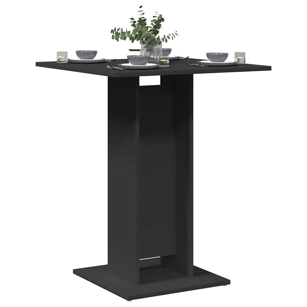 Mesa de bistró contrachapada color roble Sonoma 60x60x75 cm