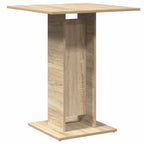 Mesa de bistró contrachapada color roble Sonoma 60x60x75 cm