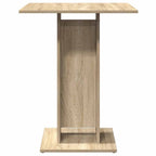 Mesa de bistró contrachapada color roble Sonoma 60x60x75 cm