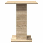 Mesa de bistró contrachapada color roble Sonoma 60x60x75 cm