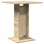 Mesa de bistró contrachapada color roble Sonoma 60x60x75 cm