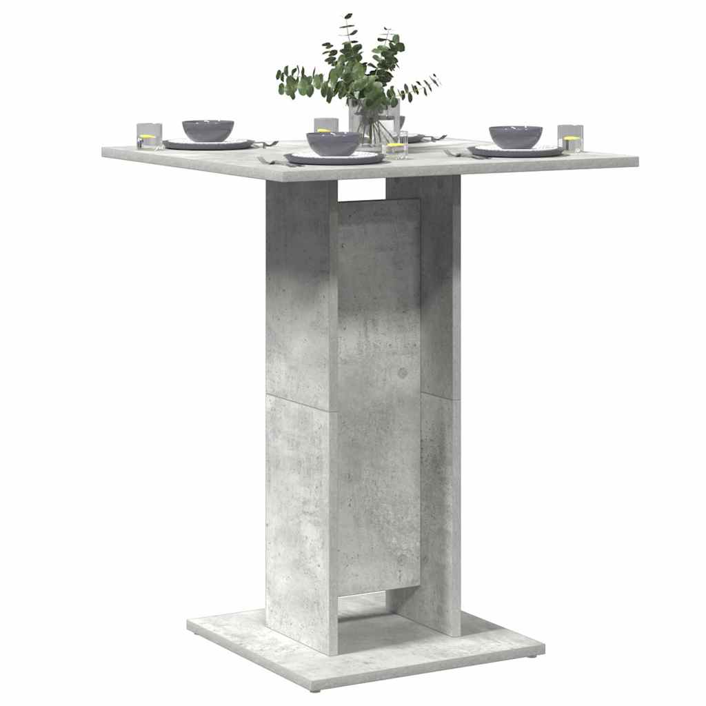 Mesa de bistró contrachapada color roble Sonoma 60x60x75 cm