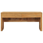 Mueble para TV de madera maciza de teca 100x35x45 cm