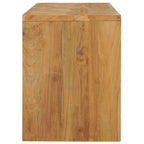 Mueble para TV de madera maciza de teca 100x35x45 cm