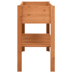 Jardinera de madera de abeto 88x43x80 cm