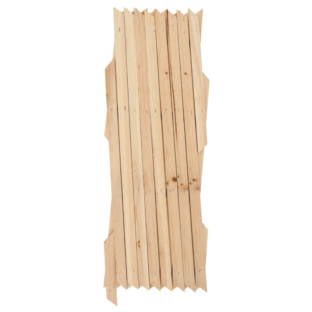 Vallas enrejadas 5 uds madera de abeto 180x30 cm