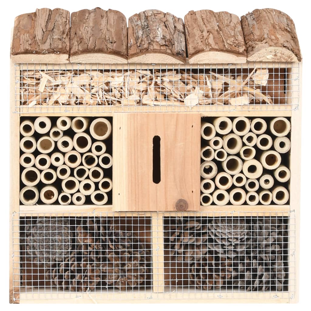 Hotel de insectos madera de abeto 30x10x30 cm
