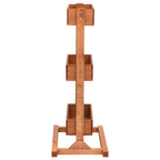 Jardinera de madera de abeto 52x30x78 cm