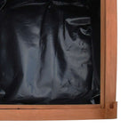 Arriates 2 unidades madera de abeto 50x50x50 cm