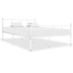 Estructura de cama sin colchón metal blanco 120x200 cm