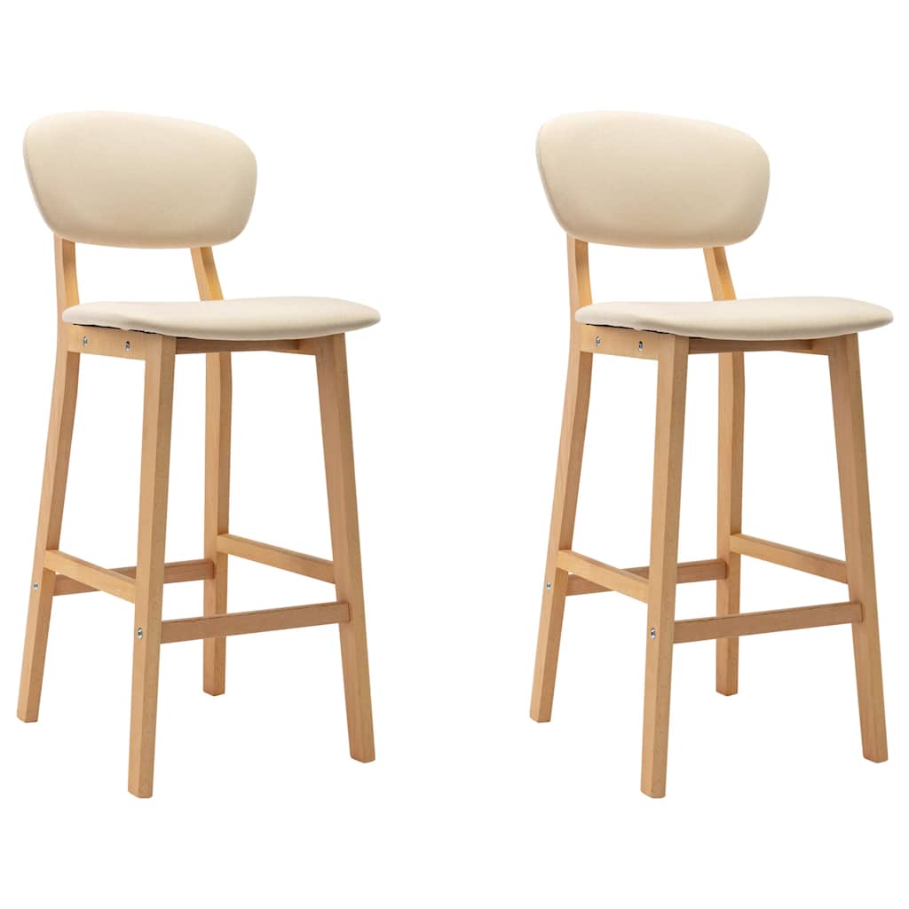 2 mustard yellow fabric kitchen stools