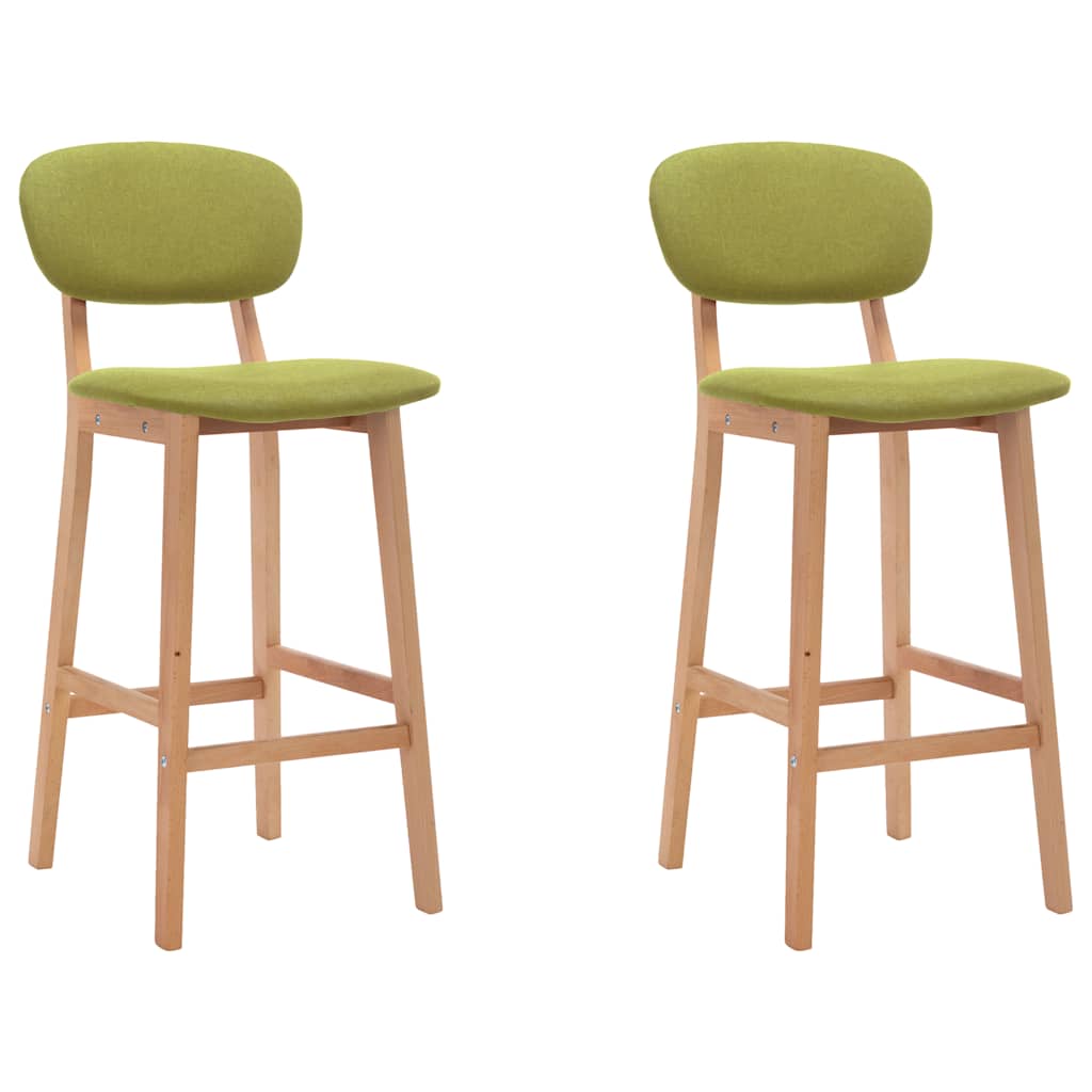 2 mustard yellow fabric kitchen stools