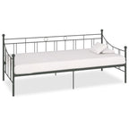 Estructura de cama sin colchón metal blanco 90x200 cm