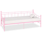 Estructura de cama sin colchón metal blanco 90x200 cm