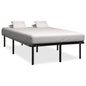 Estrutura de cama sem colchão metal preto 100x200 cm