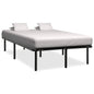 Estrutura de cama sem colchão metal preto 100x200 cm