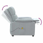 Sillón de masaje tela gris claro