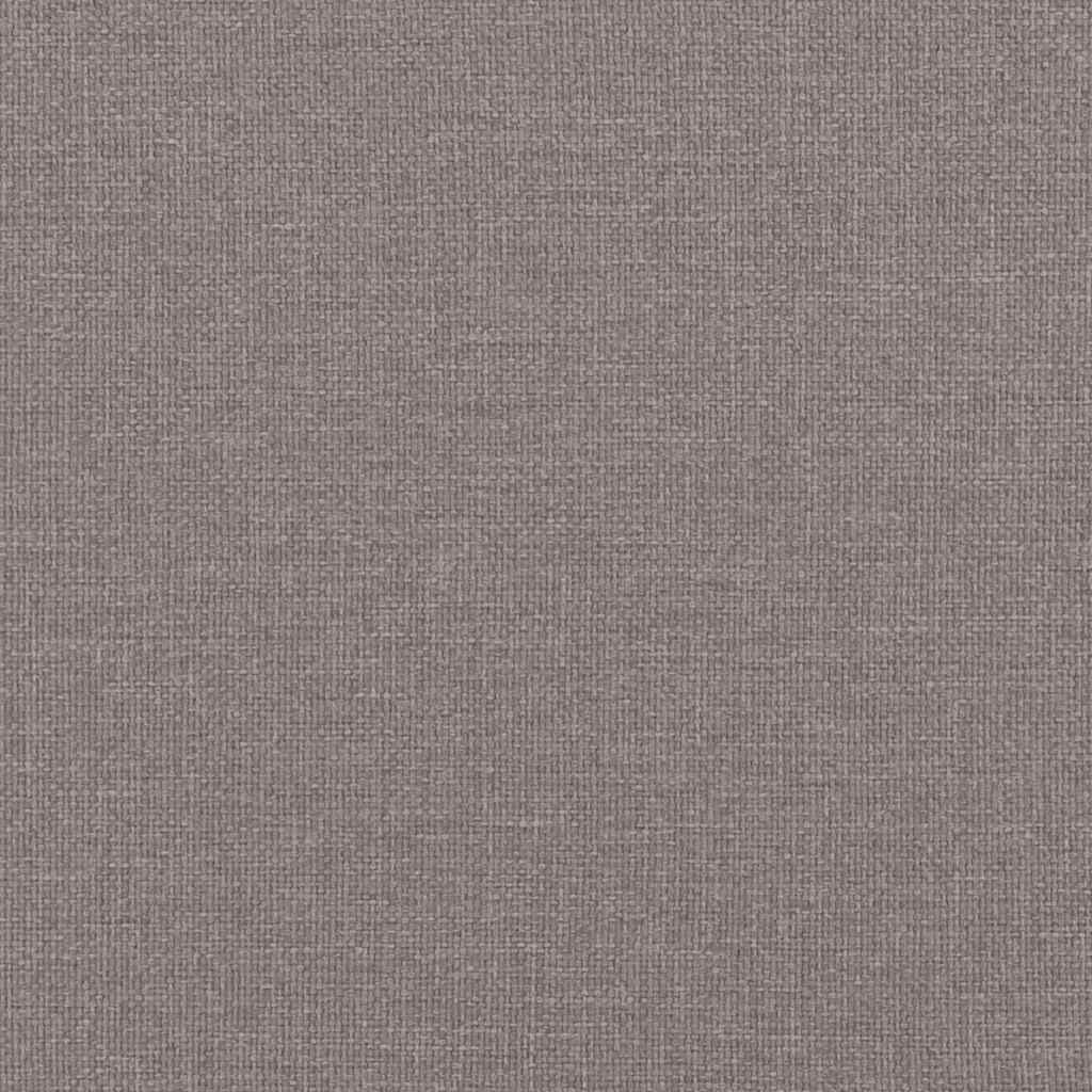 Sillón de masaje reclinable de tela gris taupé