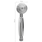 Grifo de bañera 2 mandos + desviador y alcachofa cromado retro