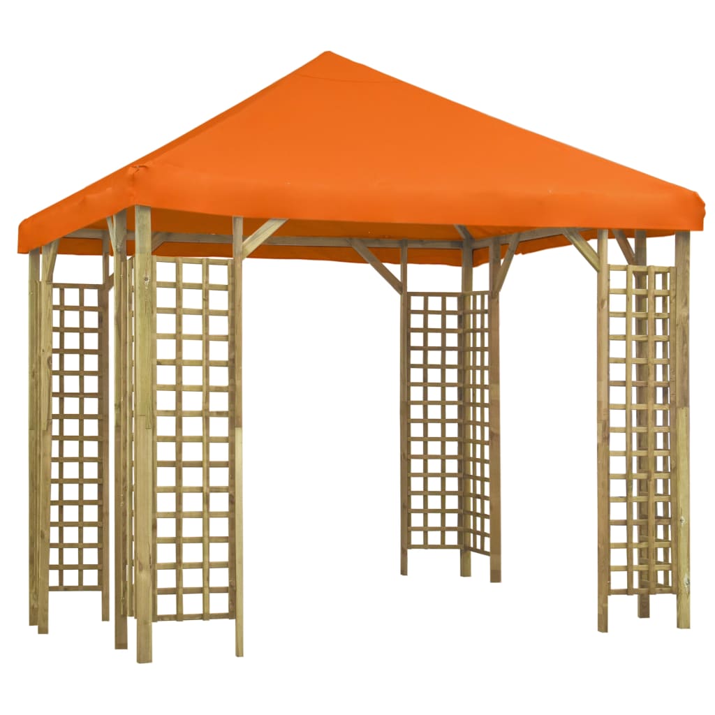 Gazebo cinzento antracite 3x3 m