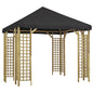Cenador gris antracita 3x3 m