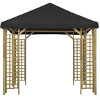 Cenador gris antracita 3x3 m