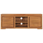 Mueble de TV madera maciza de teca 110x30x40 cm