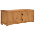Mueble de TV madera maciza de teca 110x30x40 cm