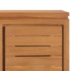 Mueble de TV madera maciza de teca 110x30x40 cm