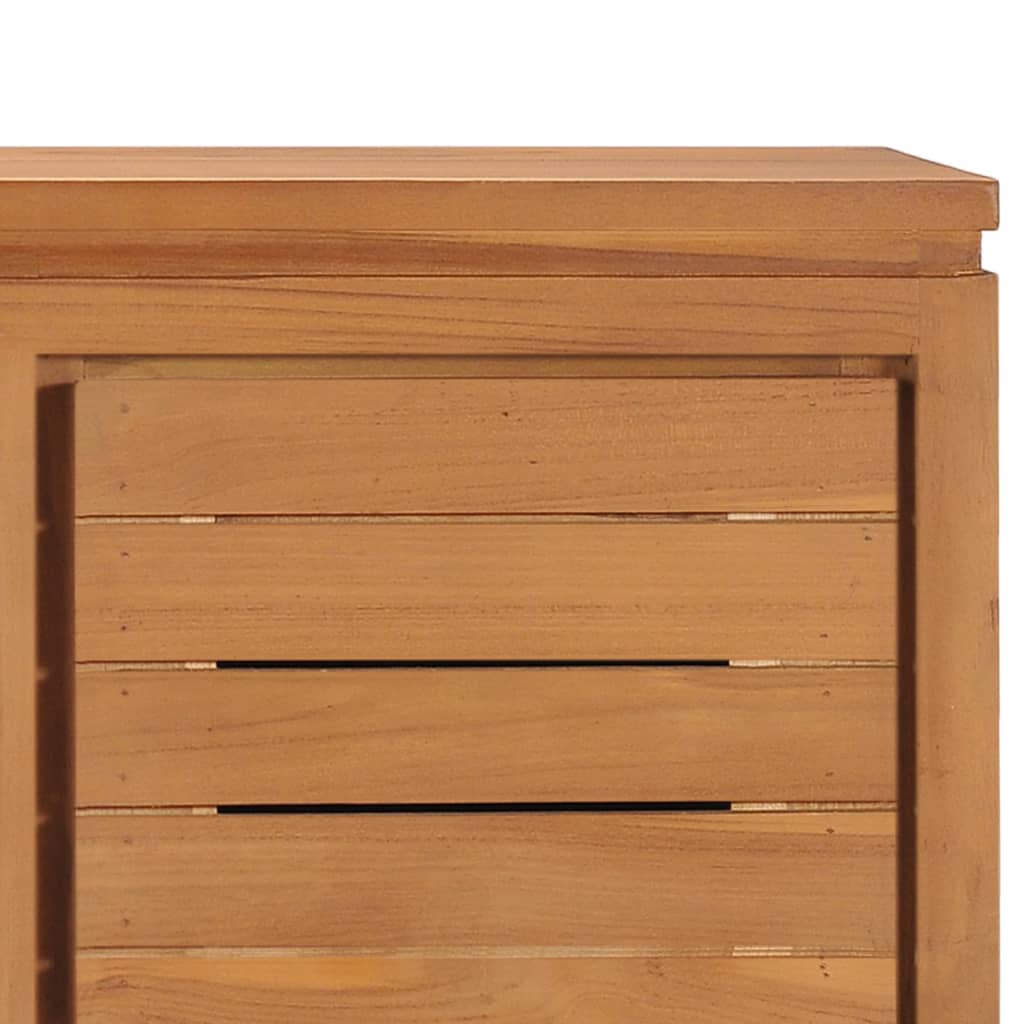 Mueble de TV madera maciza de teca 110x30x40 cm