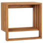 Solid Teak Wall Towel Rack 35x20x35 cm