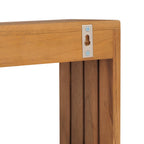 Toallero de pared de teca maciza 35x20x35 cm