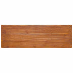 Mueble de TV de pared madera maciza de teca 90x30x30 cm