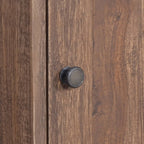 Mesita de noche de madera maciza de teca 40x30x53 cm