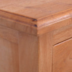Mesita de noche madera maciza de caoba