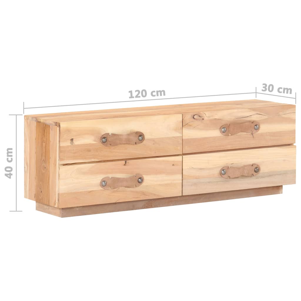Mueble de TV madera maciza reciclada