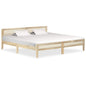 Mango solid wood bed frame without mattress 180 cm