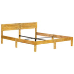 Estructura de cama sin colchón madera maciza de mango 180 cm