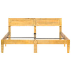 Estructura de cama sin colchón madera maciza de mango 180 cm