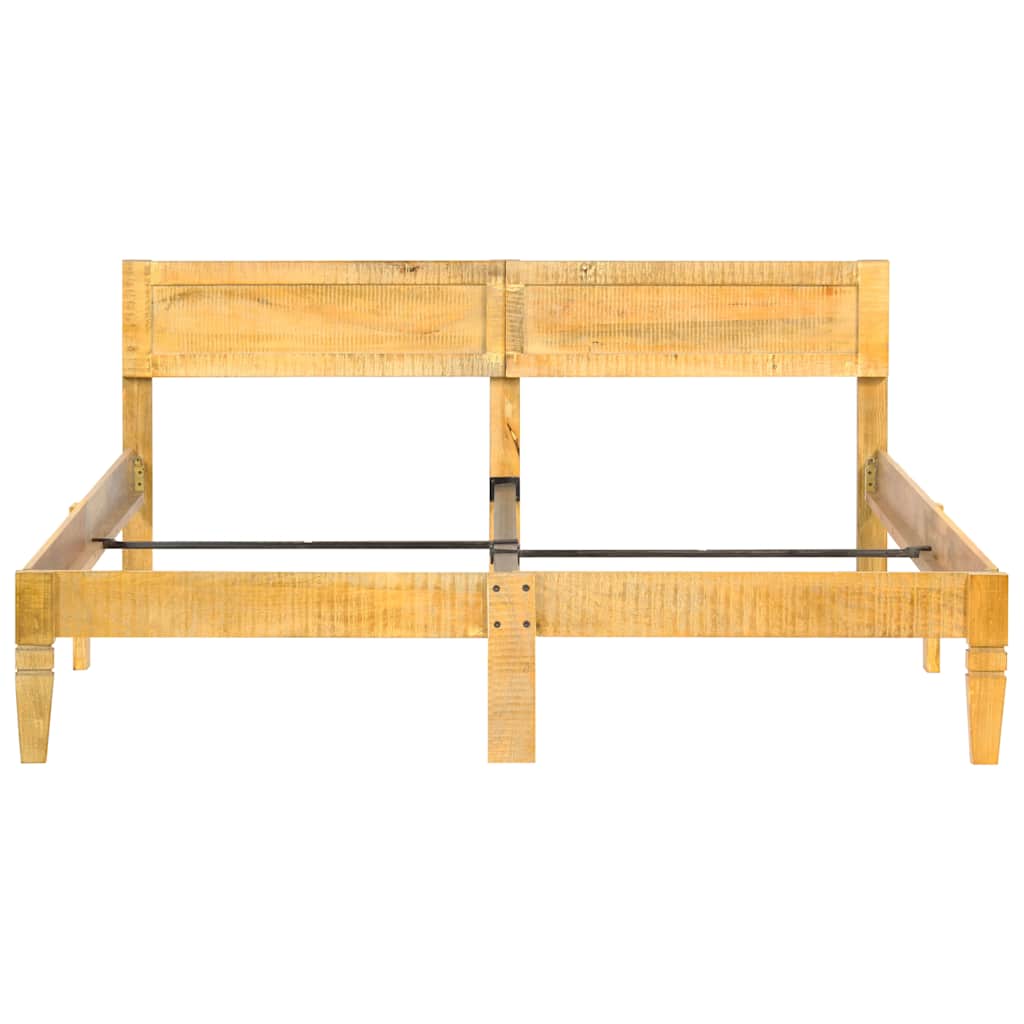 Estructura de cama sin colchón madera maciza de mango 180 cm