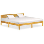 Estructura de cama sin colchón madera maciza de mango 200 cm