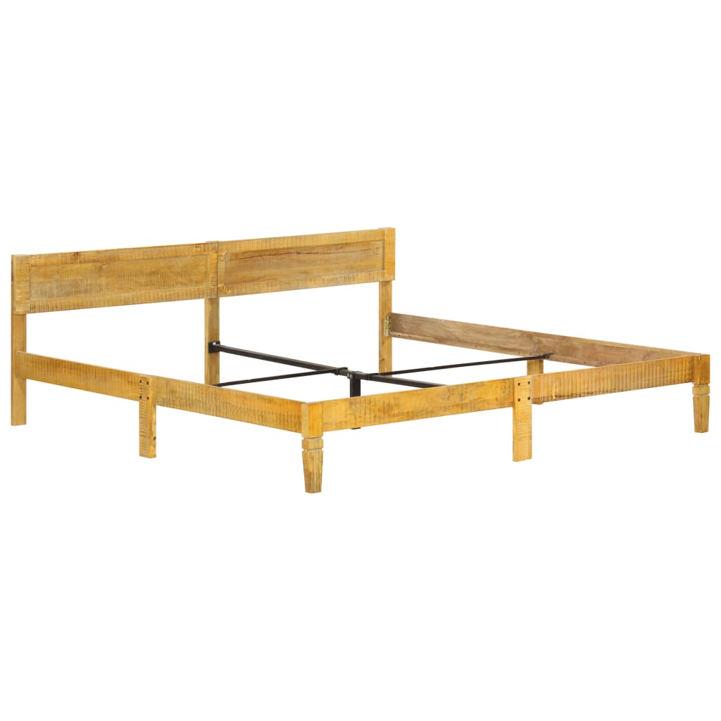 Estructura de cama sin colchón madera maciza de mango 200 cm