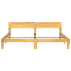 Estructura de cama sin colchón madera maciza de mango 200 cm