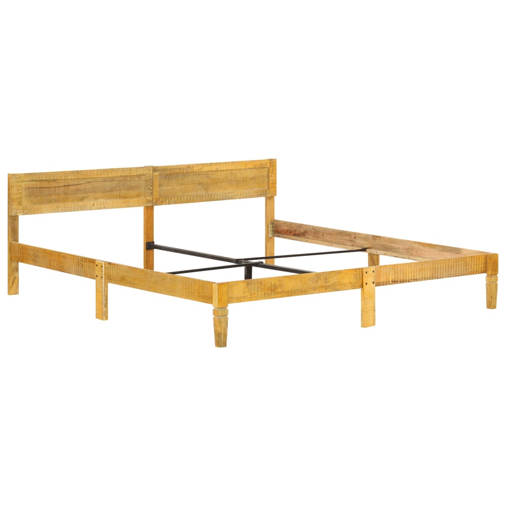 Estructura de cama sin colchón madera maciza de mango 200 cm